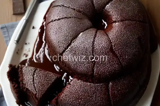 Giant Chocolate Lava Cake