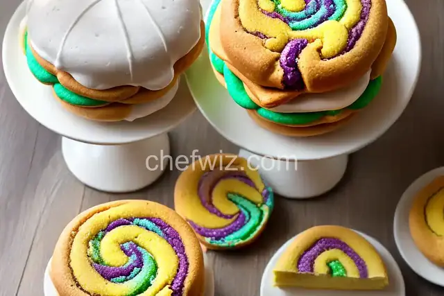 Giant King Cake Pop-Tart