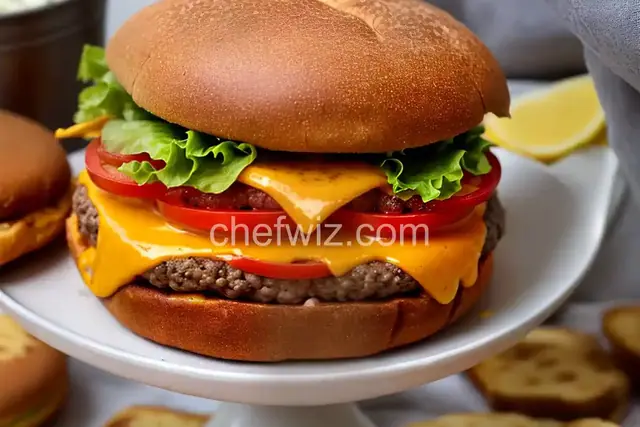Giant Party Cheeseburger