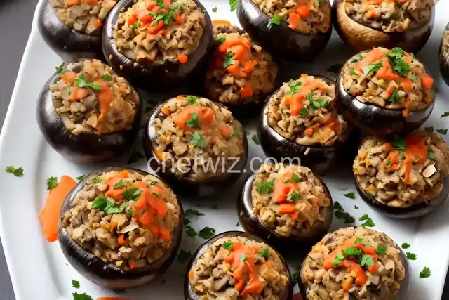 Giant Stuffed Mushrooms