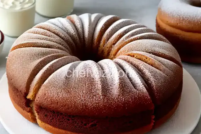 Giant Vanilla Donut Cake