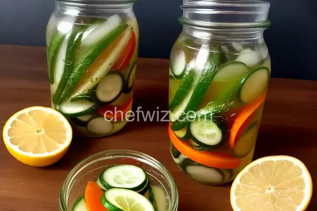 Gin and Tonic Pickles