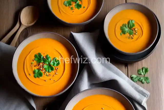 Ginger Carrot Soup by Jean Carper