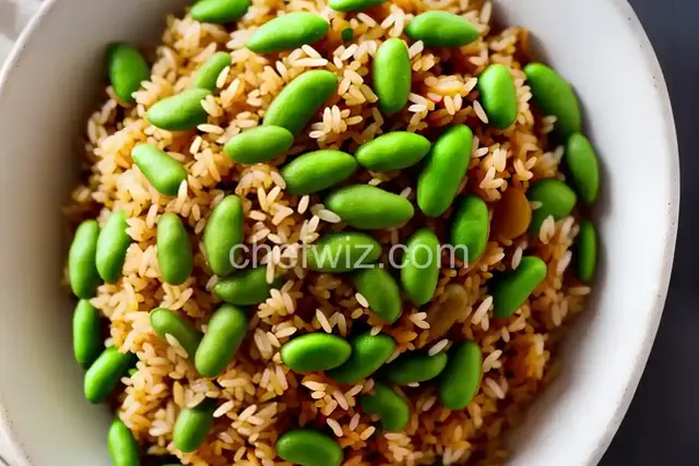 Ginger Edamame Rice