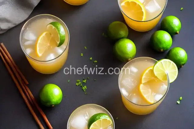 Ginger Lime Whiskey Sour