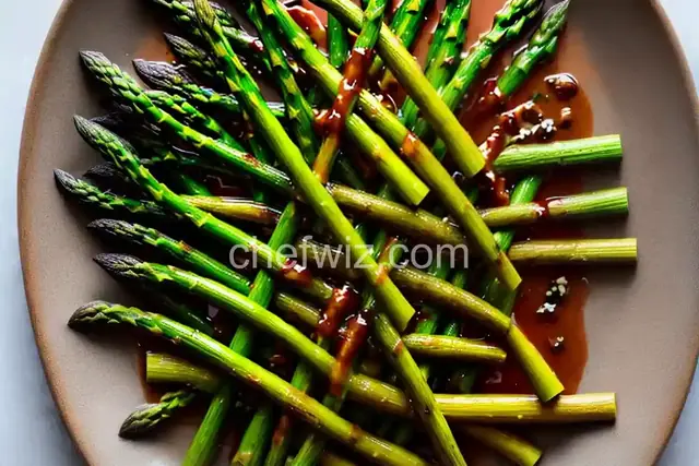 Ginger-Miso Grilled Asparagus