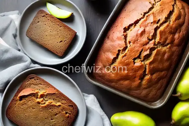 Ginger Pear Bread