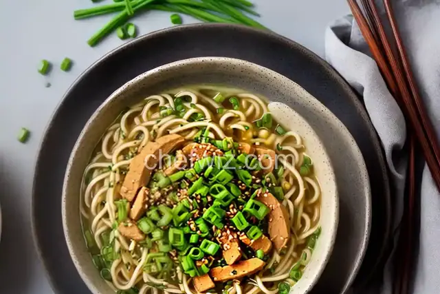 Ginger Scallion Ramen Noodles
