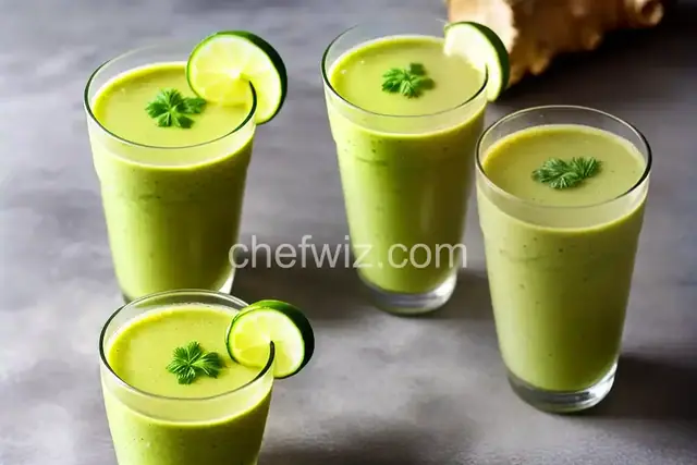 Ginger and Cucumber Juice