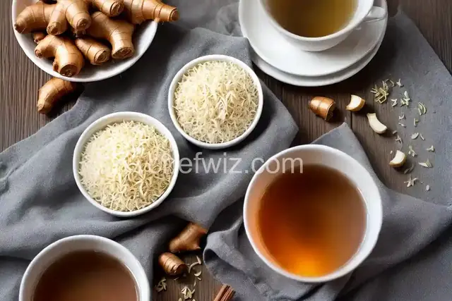 Ginger and garlic tea