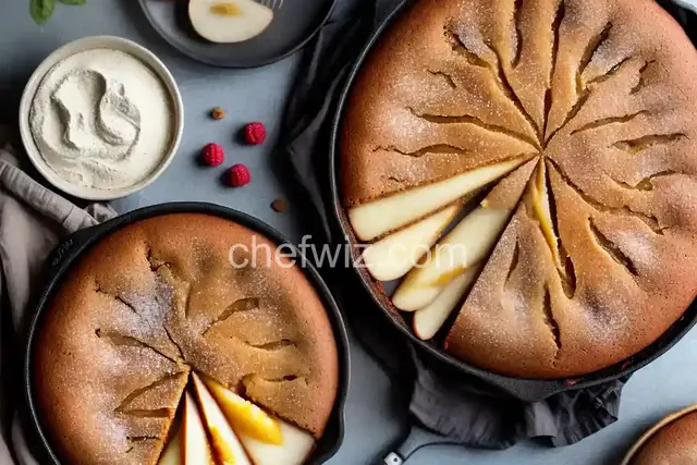 Gingerbread Pear Cake