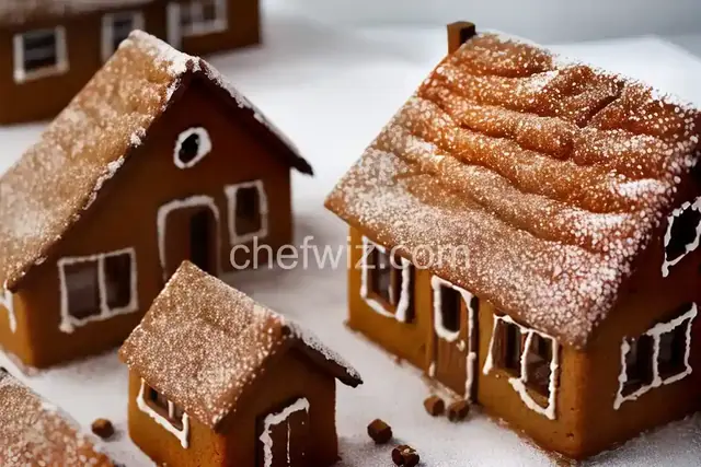 Gingerbread for a Gingerbread House