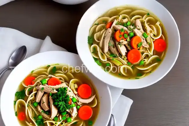 Gingery Chicken Noodle Soup