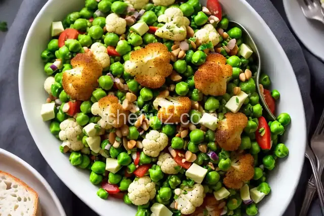 Ginny's Cauliflower and Pea Salad