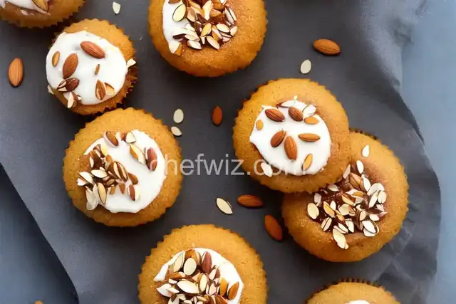 Glazed Almond Mini Cakes