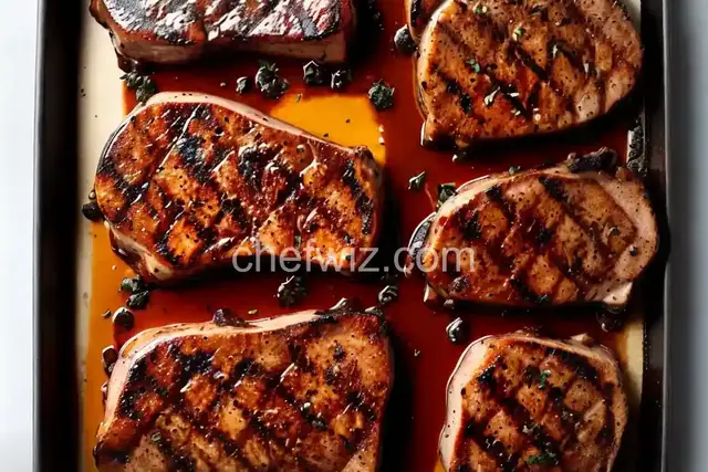 Glazed Grilled Pork Chops