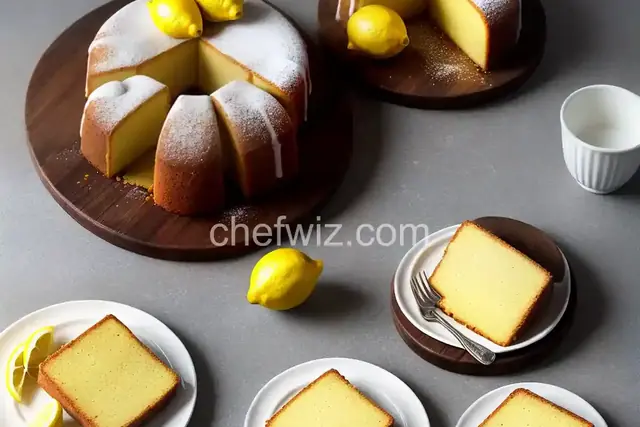 Glazed Lemon Supreme Pound Cake