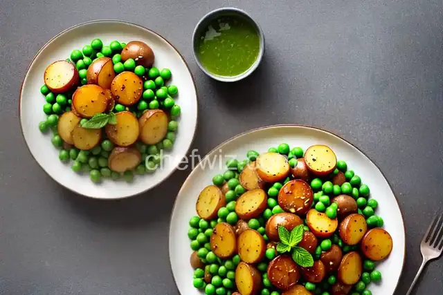 Glazed Peas and Potatoes with Mint