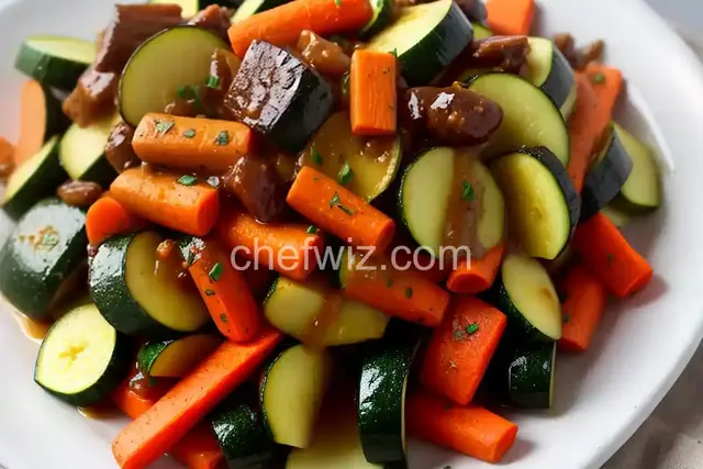 Glazed Zucchini and Carrots