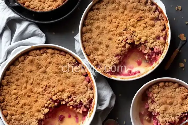 Glenn's Rhubarb Crumble