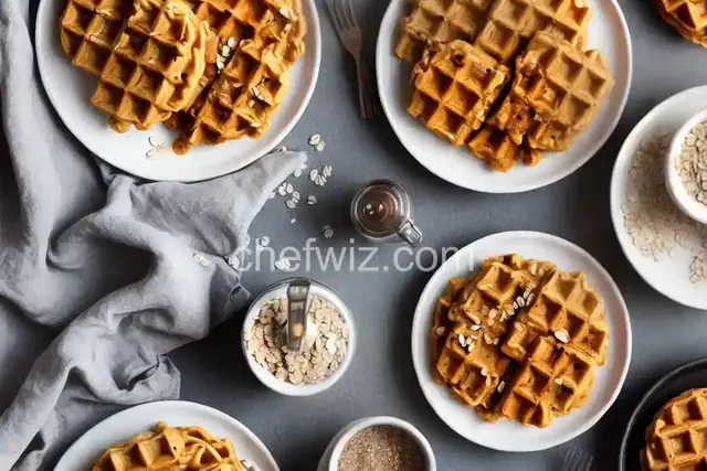 Gluten-Free Banana Oat Waffles