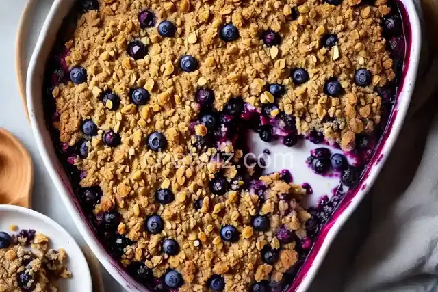 Gluten-Free Blueberry Crumble
