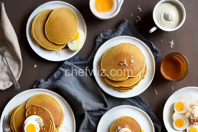 Gluten-Free, Egg-Free Pumpkin Coconut Flour Pancakes