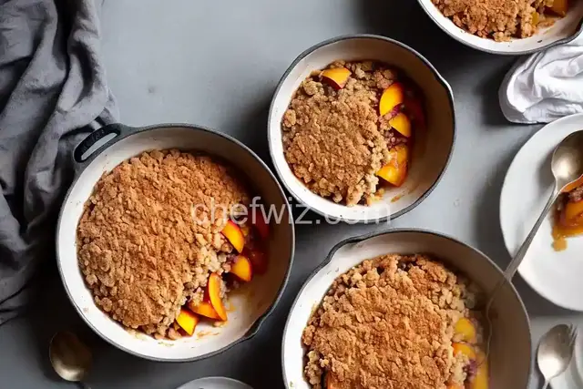 Gluten-Free Peach Crumble