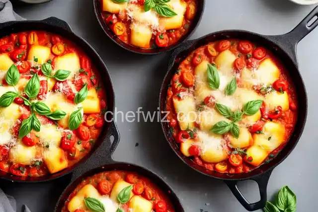 Gnocchi Alla Sorrentina (Baked Gnocchi With Tomato and Mozzarella) Recipe