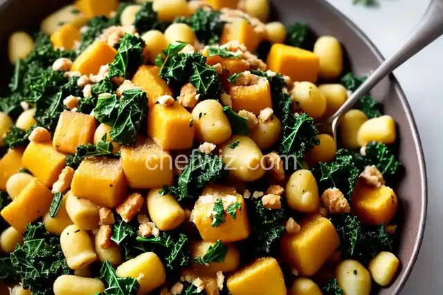 Gnocchi with Squash and Kale
