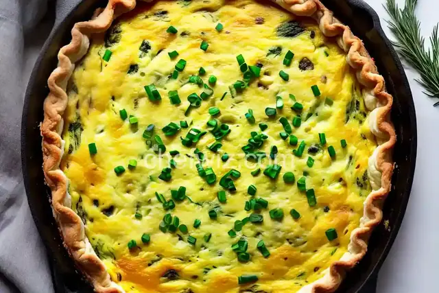 Goat Cheese and Leek Quiche