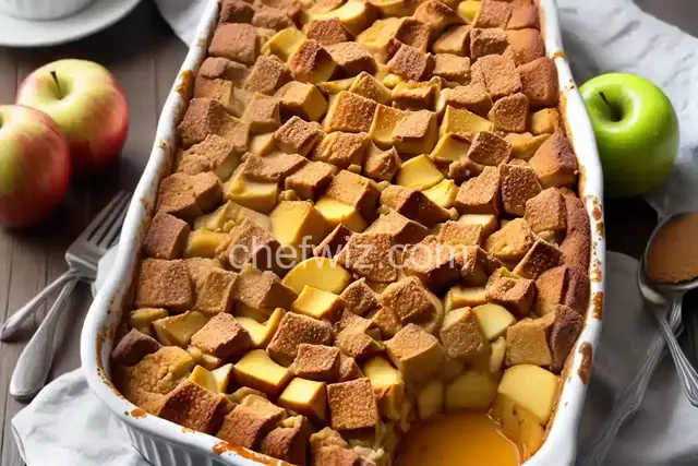 Gramma's Apple Bread Pudding