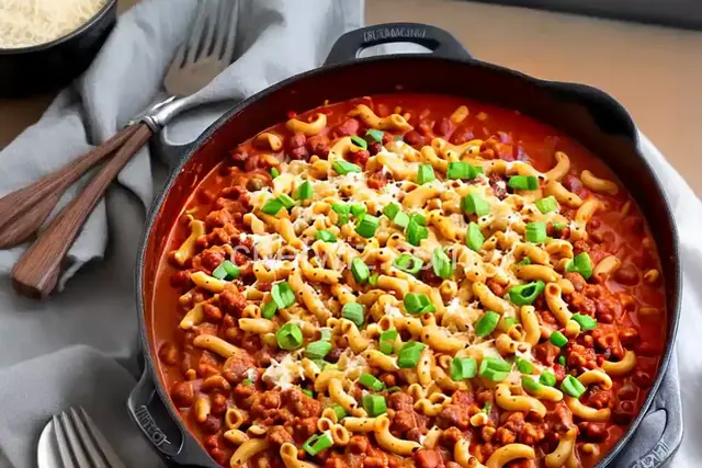 Gramma's Old Fashioned Chili Mac