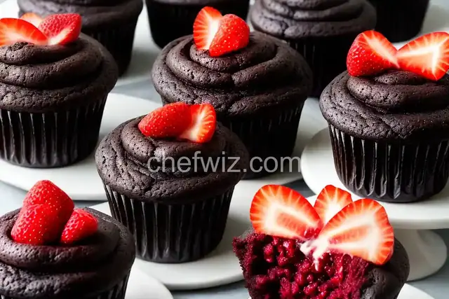Grandma Gudgel's Black Bottom Cupcakes