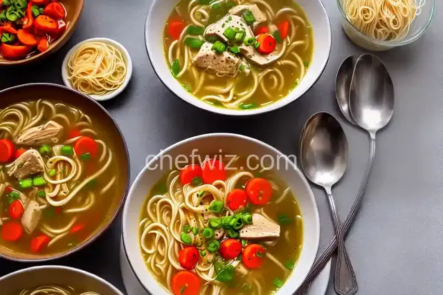 Grandma's Chicken Soup with Homemade Noodles