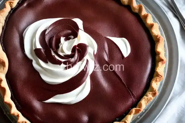 Grandma's Chocolate Custard Pie