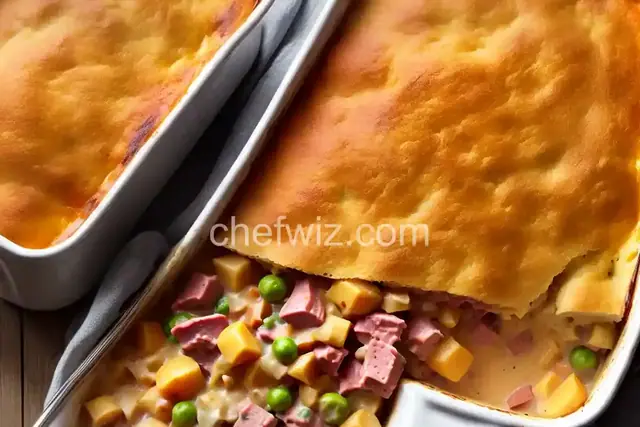 Grandma's Creamy Ham Casserole