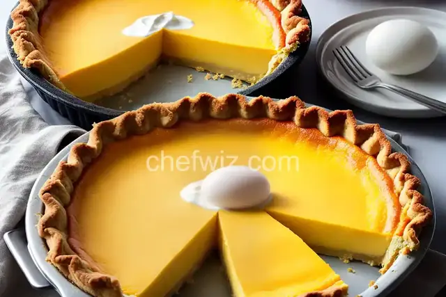 Grandma's Egg Custard Pie