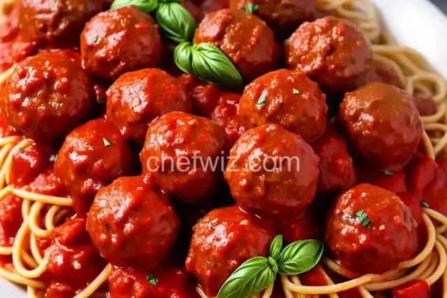 Grandma's Old Italian Spaghetti Sauce with Meatballs