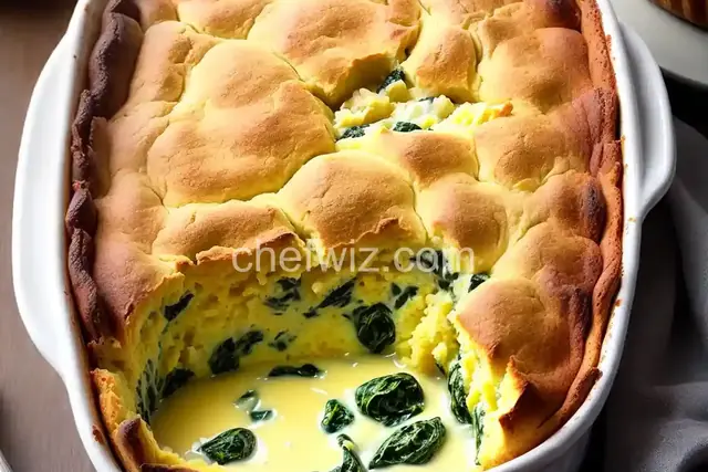 Grandma's Spinach Souffle Bake