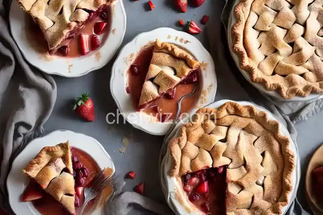 Grandma's Strawberry-Rhubarb Pie