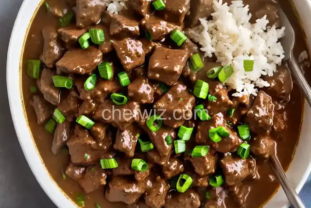 Grandmaw Cain's Beef Tips and Rice