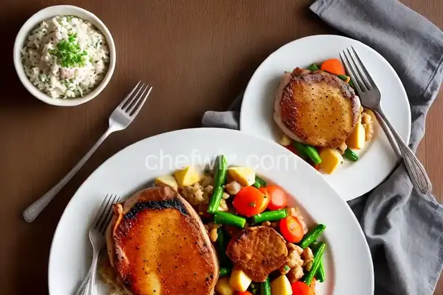 Grandmother's Pork Chop Dinner