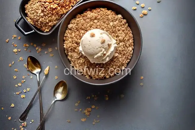 Granola ice cream