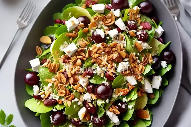 Grape and Coconut Salad