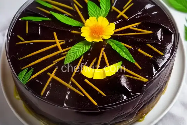Grass Jelly Dessert