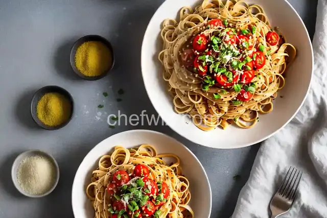 Grated Tomato and Miso-Butter Pasta