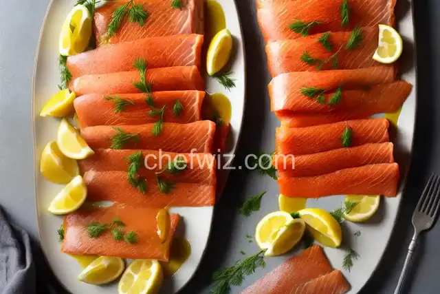 Gravlax with Mustard Sauce
