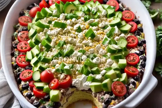 Greek 7 Layer Dip