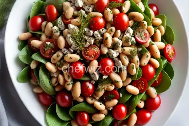 Greek Butter Bean Salad With Tomatoes, Dill, and Oregano Recipe